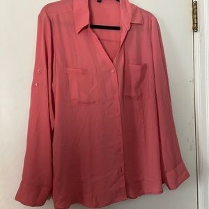 Express button down top